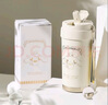 杯具熊（BEDDYBEAR）双饮保温杯女陶瓷覆层内胆吸管咖啡水杯车载杯子礼物500ml大耳狗 实拍图