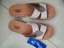 回力妈妈凉拖中老年女鞋2025新款夏季外穿软底老人真皮拖鞋0680米色37 实拍图