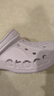 卡骆驰crocs洞洞鞋贝雅男鞋女鞋轻便耐磨一脚蹬拖鞋休闲鞋|10126 裸粉-6PI 39 (240mm) 实拍图
