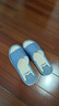 洁丽雅【2双装】亚麻拖鞋女夏季室内家居防滑静音情侣春秋凉拖男四季 粉色+蓝色 36-37 女+44-45男 实拍图