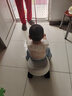 A+B儿童扭扭车防侧翻万向轮带声光男女宝宝婴幼儿摇摆车溜溜车冰川灰 实拍图