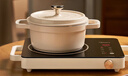 美的（Midea）电磁炉电陶炉电池炉2200W大功率猛火围炉煮茶烧水炒菜 电磁灶煮茶器双环控火不挑锅国家补贴HW2210 实拍图