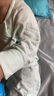 春秋季纯棉长袖提花爬服新生宝宝哈衣纯色无骨婴儿衣服婴儿连体Y 绿色笑脸Y-2 90cm 实拍图