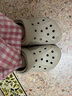 crocs卡骆驰洞洞鞋贝雅男鞋女鞋轻便耐磨一脚蹬拖鞋休闲鞋|10126 卵石色-2V3 36 /37(220mm) 实拍图