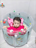 贝恩拉儿童游泳圈0-3岁 婴儿免充气防侧翻泳圈宝宝洗澡玩具装备水上用品 甲壳虫粉红色【3个月-3岁】 实拍图