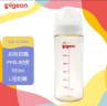 贝亲（Pigeon）自然实感第3代 婴儿PPSU奶瓶 宽口径 330ml AA193 L号 6个月以上 实拍图