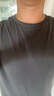 京东京造【5A抗菌】短袖男士t恤夏衣服男装白小T打底男女同款 浅灰色 L 实拍图