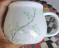 昌南茶杯 影青陶瓷景德镇茶水分离茶具过滤带盖办公泡茶杯 节节高升 实拍图