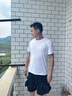 雾卡 【三件装】短袖t恤男纯色棉宽松夏季士半袖潮流衣服情侣装 卡其+深灰+黑色 XL 建议135-150斤 实拍图