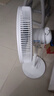 美的（Midea）【品质推荐】七叶轻音柔风电风扇/家用省电落地扇/台式电扇/广角摇头节能宿舍小型风扇 SAE35CA 实拍图