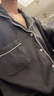 京东京造【10A抑菌】A类一等品50支纯棉男式睡衣男家居服100%棉深灰XL 实拍图
