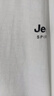 吉普JEEP【纯棉3件装】短袖T恤男20222夏季新款男士体恤衫纯色半袖圆领中青年宽松休闲百搭上衣男 白色+黄色+雾霾蓝 XXXL（建议145-160斤） 实拍图