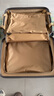 新秀丽（Samsonite）行李箱20英寸拉杆箱时尚密码登机箱竖条纹旅行箱拿铁咖GU9*13001 实拍图