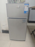 志高（CHIGO）小冰箱迷你小型家用冷藏冷冻两用宿舍出租房用双门办公室电冰箱节能省电 【一级能效】76L银色【三天约一度电】 实拍图