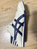 Onitsuka Tiger鬼塚虎帆布一脚蹬懒人鞋  男女款休闲鞋 MEXICO 66™ PARATY 米白色/藏青色(1183C233-250) 37.5 实拍图