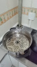 不锈钢加厚蒸锅多层家用蒸煮炖蒸笼蒸馒头电磁炉燃气灶炉具通用 【30cm】加厚双层蒸锅（3-4人用) 实拍图
