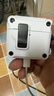 ESCASE适用airpods4保护套苹果四代耳机保护套防摔机甲磁吸保护壳耳机套防丢分体式智能弹盖 白色 实拍图