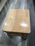 小匠材实木凳子家用客厅矮凳孩子矮款茶几方凳结实小板凳方26*21*25 实拍图