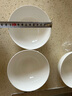 洁雅杰陶瓷碗中式白瓷小碗家用4.5英寸米饭碗喝汤碗面碗套装10只装 实拍图