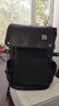 罗梅达尔（Rommedal）新款品牌高档双肩包男户外通勤背包时尚大容量学生书包男包双肩包 黑色拉链款46*32*16CM 实拍图