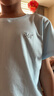 361°童装男女童短袖t恤针织衫夏季新款上衣儿童速干t恤半袖透气潮 马瑞蓝 150 实拍图