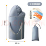 【京东物流】电加热泡脚桶可折叠泡脚足浴袋保温加厚便携式可收纳家用旅行洗脚盆 【自动加热】高级灰-过膝款(30cm*66cm) 实拍图