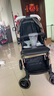 贝舒驰（BETSOCCI）婴儿推车可坐可躺双向超轻便携折叠简易四轮手推车新生儿童婴儿车 高雅灰.金管-双向推行-可坐躺 实拍图