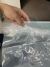 登比白边自封袋【加厚14丝】10号 24*35cm/100只防水食品PE透明密封袋 实拍图