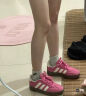 adidas「T头鞋」BARREDA板鞋德训鞋男女春季新款阿迪达斯轻运动   粉色/汉玉白/树脂黄   38 实拍图