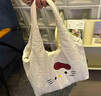 优歆HelloKitty女包帆布包包大容量托特包通勤包单肩包帆布袋高颜值 【KT单肩包】 长33宽32cm 实拍图