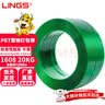 LINGS PET塑钢打包带 绿色1608 重20kg长约1300m 捆绑带手工包装带 打包塑料带捆扎带 实拍图