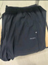 骆驼（CAMEL）速干运动裤男透气梭织直筒裤子 C13BA6L6374 幻影黑 XXXL 实拍图