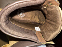 骆驼（CAMEL）大黄靴女时髦擦色粗跟户外工装马丁靴 L24W469612 土黄(4孔) 37 实拍图