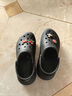 卡骆驰（crocs）男女泡芙洞洞鞋户外休闲时尚厚底一脚蹬沙滩鞋 207521-001 36-37 实拍图