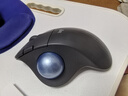 罗技（Logitech）ERGO M575 S无线蓝牙鼠标 无线轨迹球鼠标办公 人体工学鼠标双模 Mac笔记本电脑电池款USB家用鼠标 M575商用 石墨黑(Bolt接收器2年) 实拍图