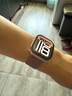 iboann适用apple watch s10表带S11编织iWatchs9腕带磁吸音乐小狗苹果手表s8表带s7/s6/se3高级ultra配件 粉色磁吸编织表带·听音乐小狗 38/40/41/42表 实拍图