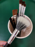 优家（UPLUS）大号混羊毛点彩刷腮红刷 平头动物毛晕染化妆刷高光刷散粉刷 实拍图