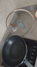 三禾微纳无涂层不粘炒锅可立盖炒菜锅无油烟含钛锅具30cm黛蓝青配钢铲 实拍图