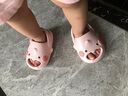 SEVEN ONLY OLINE口水鲨儿童拖鞋男童女孩夏季2025新款居家用软底婴幼儿宝宝凉拖鞋 粉色 14 0 内长14cm 脚长约13.5穿 实拍图