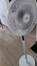 美的（Midea）【飓风节能】七叶柔风立式电风扇/家用轻音落地扇/台式小型风扇/大风力遥控定时摇头风扇 SAH35BSJ 实拍图