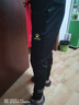KELME/卡尔美运动裤男春秋新款足球收腿裤透气修身弹力训练长裤 黑灰 L 实拍图