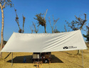 牧高笛（MOBIGARDEN）天幕 户外露营防雨遮阳防晒牛津布方形天幕410 NX21661026 晨雾白 实拍图