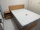 全友家居 北欧原木风卧室单人床1.5x2米现代简约板式家用大床国家补贴 实拍图