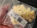 蒂蔻（Tico）足金玫瑰花束金片黄金手捧花摆件送女朋友老婆生日礼物 实拍图
