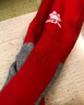 KELME/卡尔美儿童高筒足球袜过膝学生比赛训练毛巾底加厚防滑长筒袜子 红色-幼儿款（27-32） 实拍图