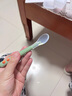 葆氏刮泥勺婴儿辅食勺宝宝辅食工具双头硅胶软勺水果泥勺子儿童餐具绿 实拍图