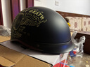 GXT摩托车头盔四季遮阳半盔瓢盔复古太子盔个性酷安全帽四季MT-4 自由飞翔（推荐花色） XXL（适合61~62cm） 实拍图