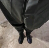 熊火下水裤半身雨裤连体男水裤防水鱼裤渔裤全身防水裤皮裤背带裤涉水裤皮叉裤连鞋捞鱼服  加厚85丝军绿色（带鞋垫+腰带+补皮+胶水） 41 实拍图