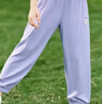 茵曼儿童女童防蚊裤凉感休闲长裤2025夏季洋气束脚裤子薄款中大童潮 紫色-F3832174A 170 实拍图