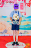 罗蒙男童演出服套装男孩生日花童幼儿园礼服毕业服 藏青色 160 实拍图